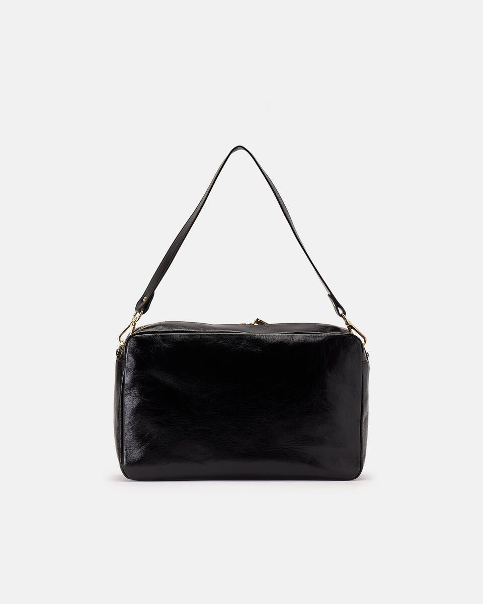 Cuoieria Fiorentina CAMERA BAG GRANDE Collezione Cameron Nero