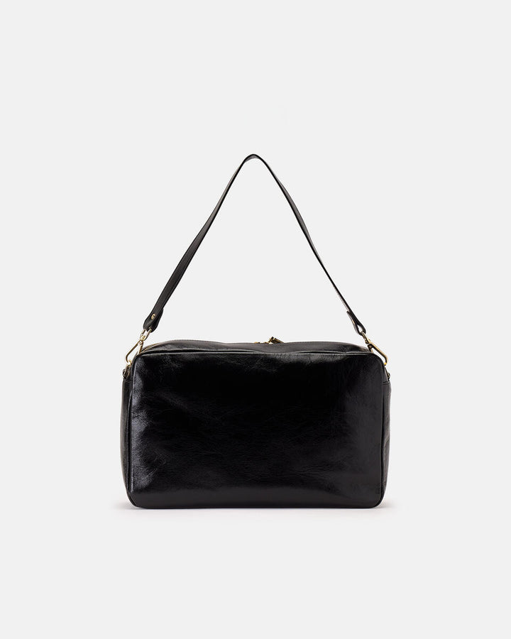 Cuoieria Fiorentina CAMERA BAG GRANDE Collezione Cameron Nero